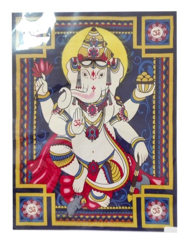 Photo de Tenture indienne Ganesha 135x210 - Encens.fr - Boutique ésotérique en ligne - vente de Tenture indienne Ganesha 135x210
