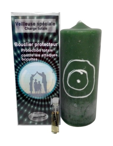 Photo de Bougie ésotérique Mariano "double charge" Bouclier protecteur - Encens.fr - Boutique ésotérique en ligne - vente de Bou