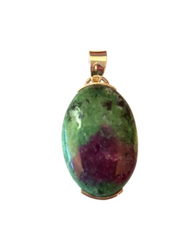 Photo de Pendentif cabochon en rubis zoisite - Encens.fr - Boutique ésotérique en ligne - vente de Pendentif cabochon en rubis z