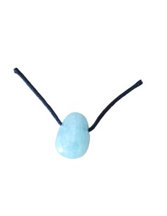 Photo de Pendentif percé en aigue marine - Encens.fr - Boutique ésotérique en ligne - vente de Pendentif percé en aigue marine
