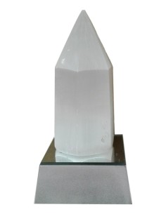 Photo de Eclairage d'ambiance pointe en Sélénite petit modèle - Encens.fr - Boutique ésotérique en ligne - vente de Eclairage d' 2