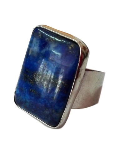 Photo de Bague auto-réglable en Lapis lazuli - Encens.fr - Boutique ésotérique en ligne - vente de Bague auto-réglable en Lapis 