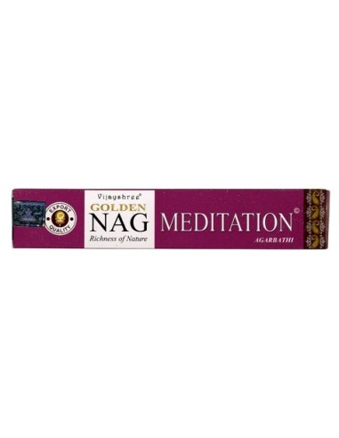 Photo de Encens Golden Nag méditation - Encens.fr - Boutique ésotérique en ligne - vente de Encens Golden Nag méditation