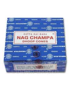 Photo de Encens Satya Nag champa en cône boite - Encens.fr - Boutique ésotérique en ligne - vente de Encens Satya Nag champa en 