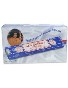 Photo de Boite d'encens  étuis de 40 grammes SATYA NAG CHAMPA - Encens.fr - Boutique ésotérique en ligne - vente de Boite d'ence