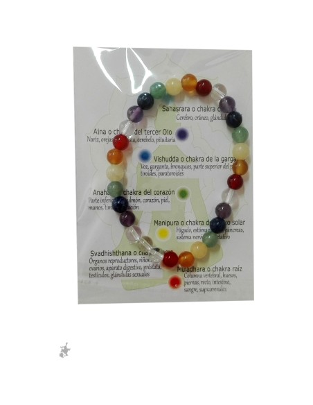 Bracelet des 7 chakras 6mm