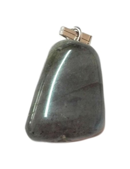 Pendentif triface belière en labradorite