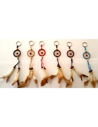 Porte-clef Attrape-rêves flashy