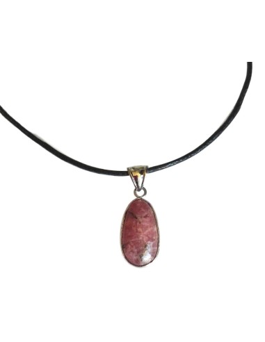 Photo de Pendentif cerclé en rhodocrosite - Encens.fr - Boutique ésotérique en ligne - vente de Pendentif cerclé en rhodocrosite