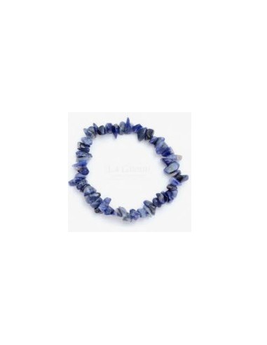 Photo de Bracelet chips en sodalite - Encens.fr - Boutique ésotérique en ligne - vente de Bracelet chips en sodalite