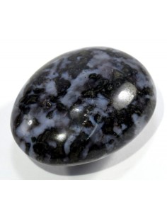 Photo de Galet en Gabbro Merlinite 7 cm - Encens.fr - Boutique ésotérique en ligne - vente de Galet en Gabbro Merlinite 7 cm
