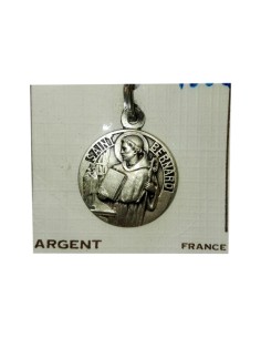 Photo de Médaille en argent Saint Bernard - Encens.fr - Boutique ésotérique en ligne - vente de Médaille en argent Saint Bernard