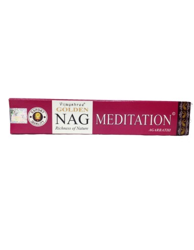 Photo de Encens Golden Nag méditation - Encens.fr - Boutique ésotérique en ligne - vente de Encens Golden Nag méditation