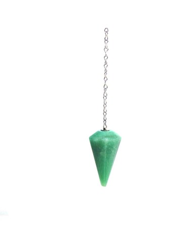 Photo de Pendule aventurine faceté - Encens.fr - Boutique ésotérique en ligne - vente de Pendule aventurine faceté