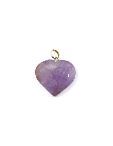 Photo de Pendentif Coeur en améthyste - Encens.fr - Boutique ésotérique en ligne - vente de Pendentif Coeur en améthyste
