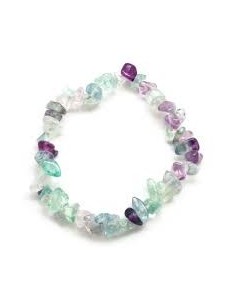 Photo de Bracelet chips fluorite - Encens.fr - Boutique ésotérique en ligne - vente de Bracelet chips fluorite