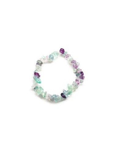 Photo de Bracelet chips fluorite - Encens.fr - Boutique ésotérique en ligne - vente de Bracelet chips fluorite