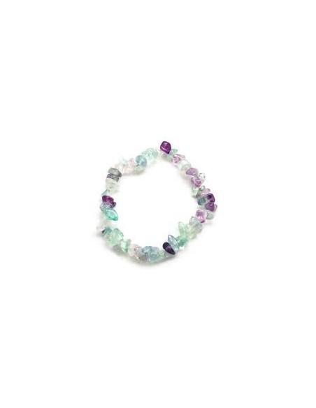 Photo de Bracelet chips fluorite - Encens.fr - Boutique ésotérique en ligne - vente de Bracelet chips fluorite