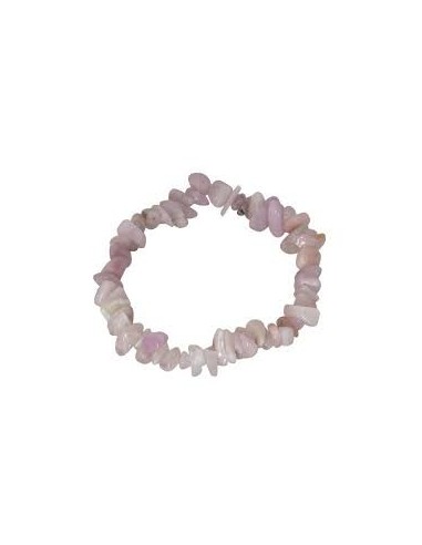 Photo de Bracelet chips kunzite - Encens.fr - Boutique ésotérique en ligne - vente de Bracelet chips kunzite