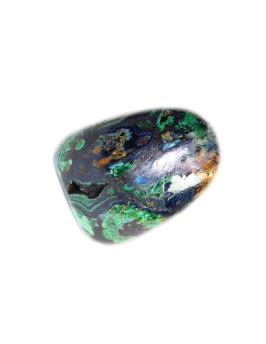 Photo de Azurite malachite en Pierre roulée 3/4 cm - Encens.fr - Boutique ésotérique en ligne - vente de Azurite malachite en Pi