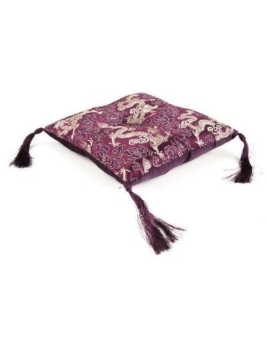 Photo de Coussin luxe violet et doré - Encens.fr - Boutique ésotérique en ligne - vente de Coussin luxe violet et doré