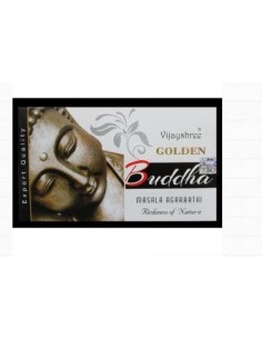 Photo de Boite d'encens 12 étuis de 15 grammes GOLDEN Buddha - Encens.fr - Boutique ésotérique en ligne - vente de Boite d'encen