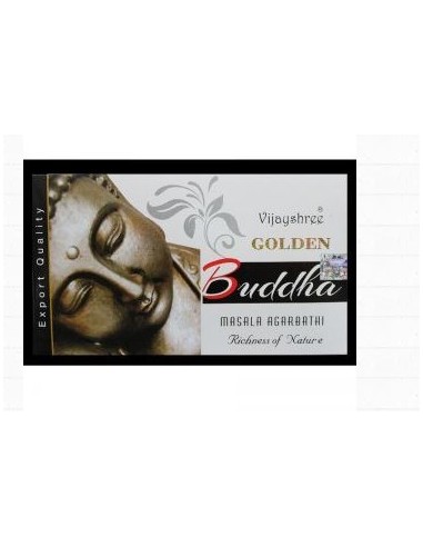 Photo de Boite d'encens 12 étuis de 15 grammes GOLDEN Buddha - Encens.fr - Boutique ésotérique en ligne - vente de Boite d'encen
