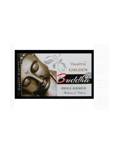 Photo de Boite d'encens 12 étuis de 15 grammes GOLDEN Buddha - Encens.fr - Boutique ésotérique en ligne - vente de Boite d'encen