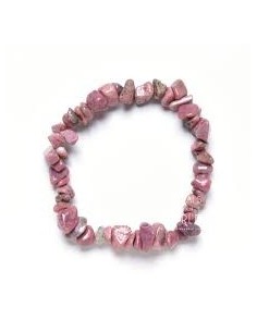 Photo de Bracelet chips en rhodonite - Encens.fr - Boutique ésotérique en ligne - vente de Bracelet chips en rhodonite