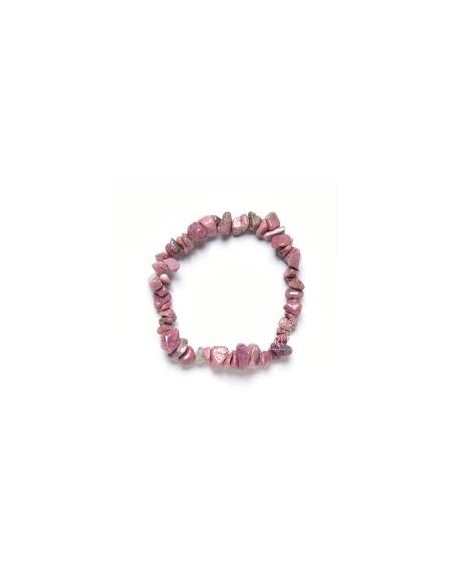Photo de Bracelet chips en rhodonite - Encens.fr - Boutique ésotérique en ligne - vente de Bracelet chips en rhodonite