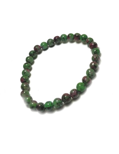 Photo de Bracelet 4 mm en rubis zoisite - Encens.fr - Boutique ésotérique en ligne - vente de Bracelet 4 mm en rubis zoisite