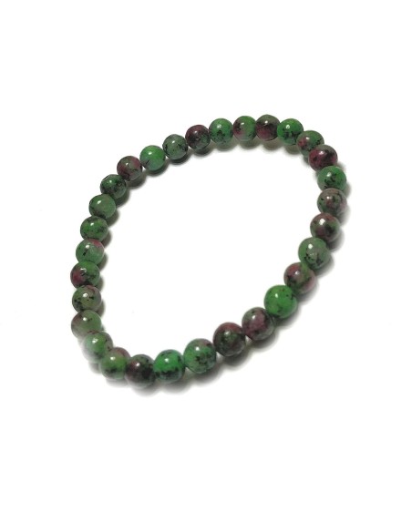 Photo de Bracelet 4 mm en rubis zoisite - Encens.fr - Boutique ésotérique en ligne - vente de Bracelet 4 mm en rubis zoisite