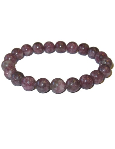 Photo de Bracelet 4 mm en lépidolite - Encens.fr - Boutique ésotérique en ligne - vente de Bracelet 4 mm en lépidolite