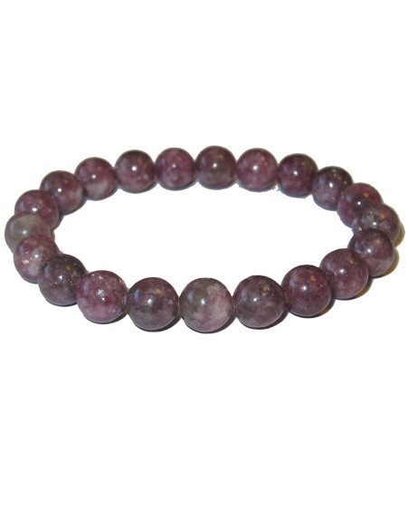 Photo de Bracelet 4 mm en lépidolite - Encens.fr - Boutique ésotérique en ligne - vente de Bracelet 4 mm en lépidolite