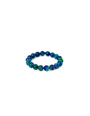 Photo de Bracelet 4 mm en azurite malachite - Encens.fr - Boutique ésotérique en ligne - vente de Bracelet 4 mm en azurite malac