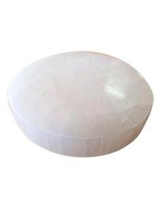 Photo de Sous verre en sélénite 7.5 cm - Encens.fr - Boutique ésotérique en ligne - vente de Sous verre en sélénite 7.5 cm