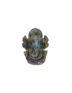Photo de Statue Ganesh en labradorite - Encens.fr - Boutique ésotérique en ligne - vente de Statue Ganesh en labradorite