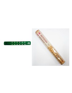 Photo de Encens HEM  benjoin + Porte encens vert offert - Encens.fr - Boutique ésotérique en ligne - vente de Encens HEM  benjoi