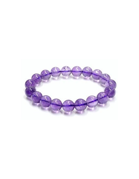 Photo de Bracelet 4 mm en améthyste - Encens.fr - Boutique ésotérique en ligne - vente de Bracelet 4 mm en améthyste