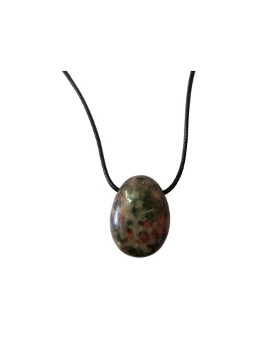 Photo de Pendentif percé en eclogite - Encens.fr - Boutique ésotérique en ligne - vente de Pendentif percé en eclogite