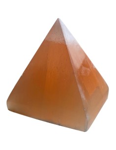 Photo de Pyramide en sélénite rose - Encens.fr - Boutique ésotérique en ligne - vente de Pyramide en sélénite rose