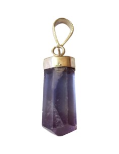 Photo de Pendentif en fluorite bleu monté sur cabochon argent - Encens.fr - Boutique ésotérique en ligne - vente de Pendentif en
