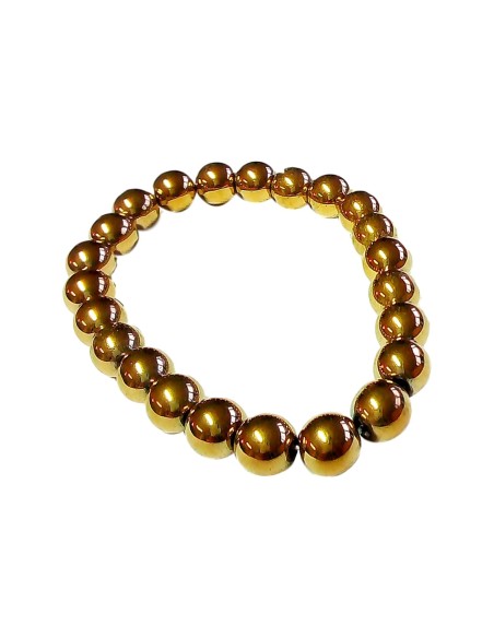 Photo de Bracelet power en Hématite pyrite - Encens.fr - Boutique ésotérique en ligne - vente de Bracelet power en Hématite pyri