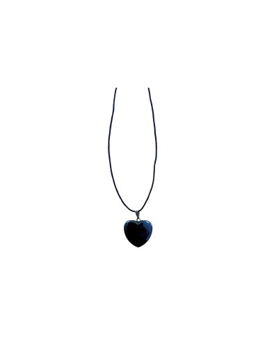 Photo de Pendentif coeur en Hématite - Encens.fr - Boutique ésotérique en ligne - vente de Pendentif coeur en Hématite