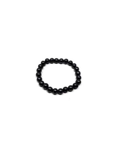 Photo de Bracelet 8 mm en shungite - Encens.fr - Boutique ésotérique en ligne - vente de Bracelet 8 mm en shungite
