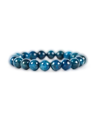 Photo de Bracelet 4 mm en apatite bleue - Encens.fr - Boutique ésotérique en ligne - vente de Bracelet 4 mm en apatite bleue