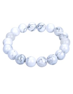 Bracelet 4 mm en howlite - Encens.fr