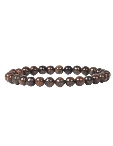 Bracelet 4 mm en bronzite - Élégance et équilibre pour votre bien-être