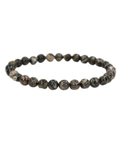 Bracelet 4 mm en bois fossile - Encens.fr