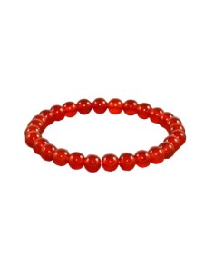 Bracelet 4 mm en cornaline - Encens.fr